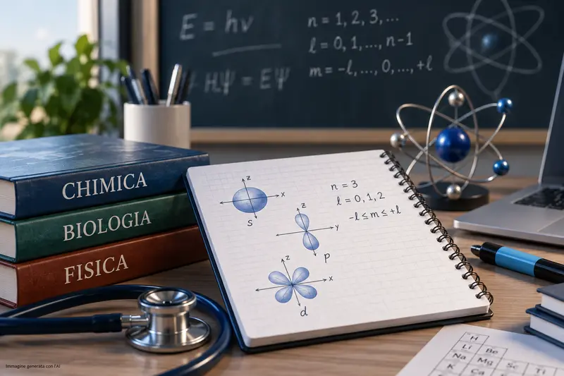 Numeri quantici e orbitali: esercizio svolto per il semestre filtro Medicina Numeri quantici e orbitali: esercizio svolto per il semestre filtro Medicina