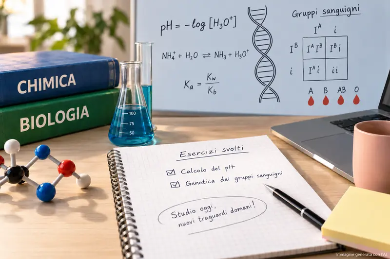Esercizi svolti di Chimica e Biologia per superare il semestre filtro Esercizi svolti di Chimica e Biologia per superare il semestre filtro