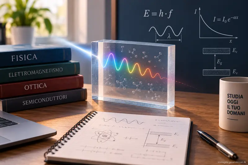Semestre filtro Fisica: esercizio sull’assorbimento della radiazione elettromagnetica Semestre filtro Fisica: esercizio sull’assorbimento della radiazione elettromagnetica